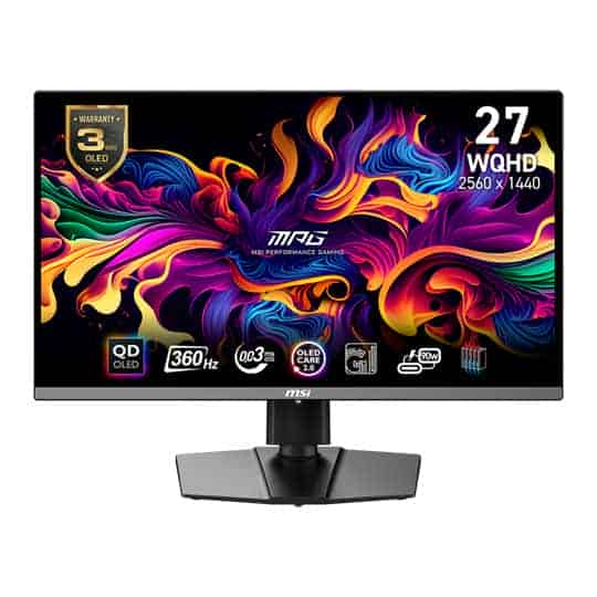 MSI 26.5" MPG 271QRX QD-OLED WQHD 360Hz Adaptive-Sync Monitor